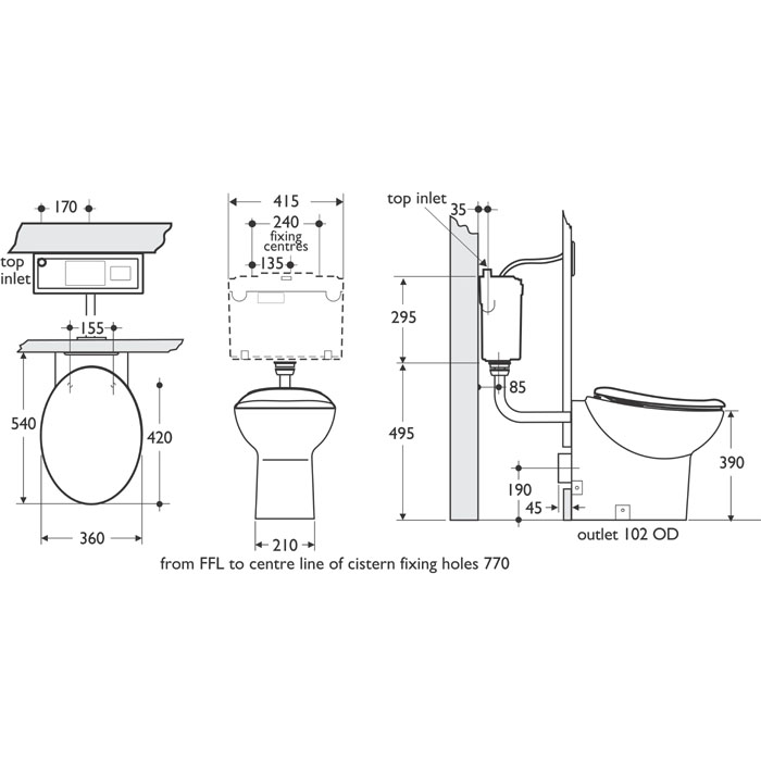 Ideal Standard Purity Bathroom Suite